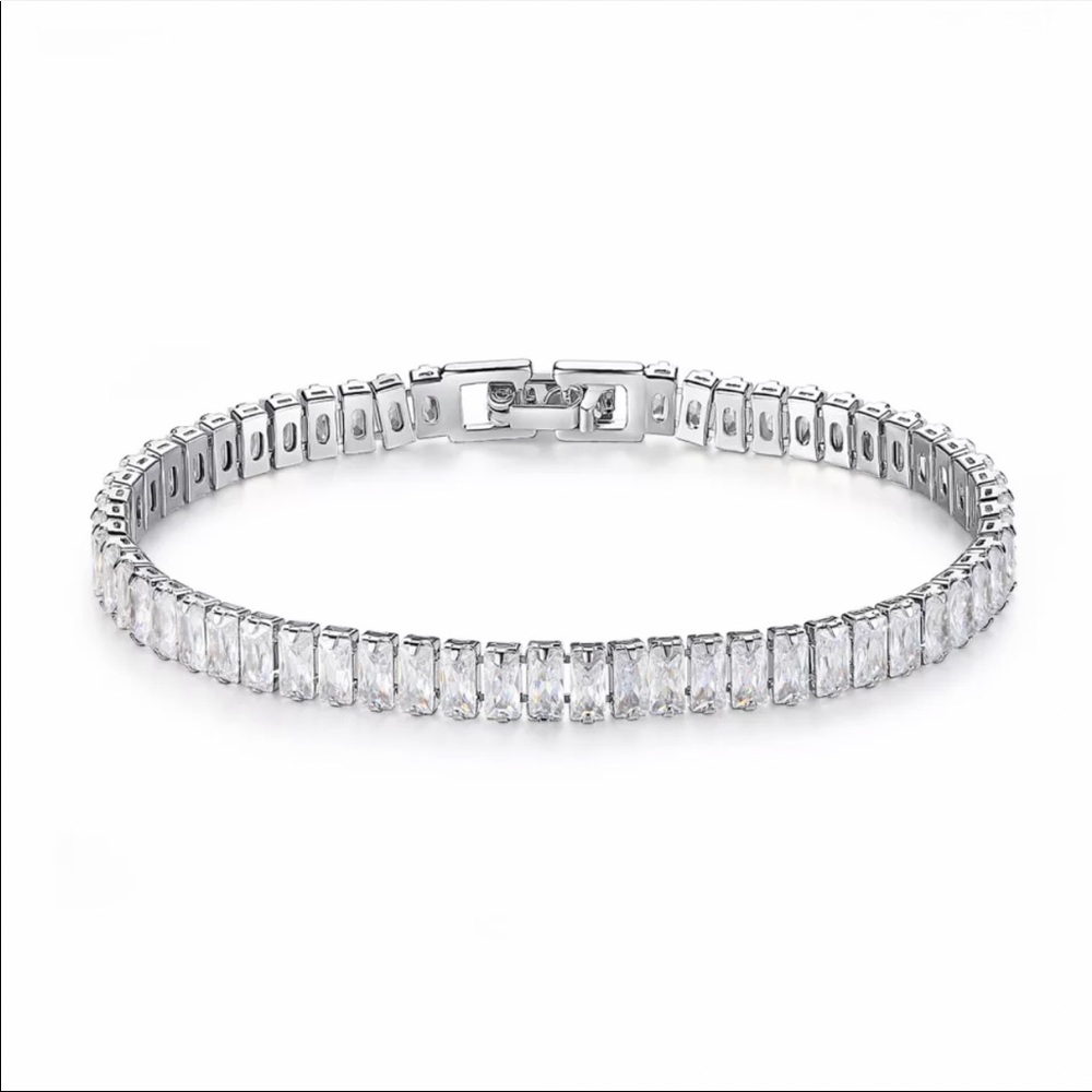 NEW LUXURY BANGLE 925 STERLING SILVER BRACELET, NICE BRACELET, CUTE BRACELET - Picture 7 of 7